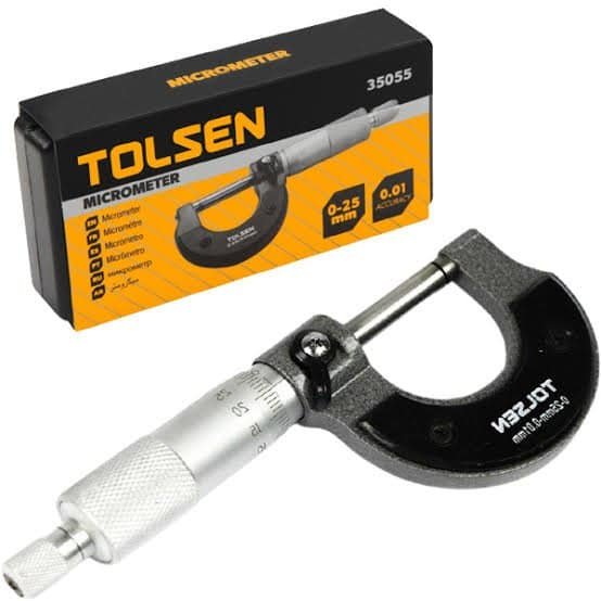 Micromètre Palmer 0/25mm TOLSEN