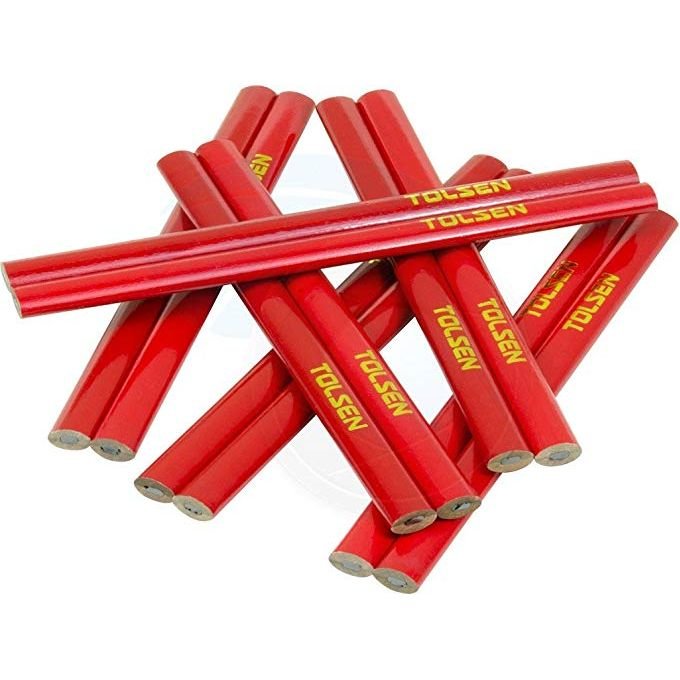 Crayon De Maçonnerie Noir 12 Pcs TOLSEN